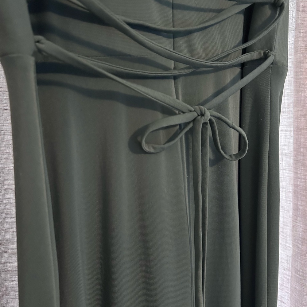 Azazie Eucalyptus Green Evening Gown Bridesmaid Dress - Picture 5 of 11